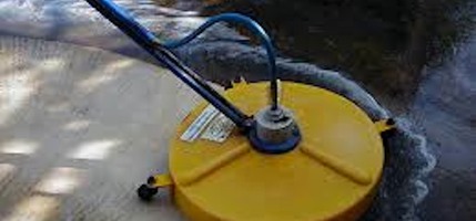 Pavement power washing